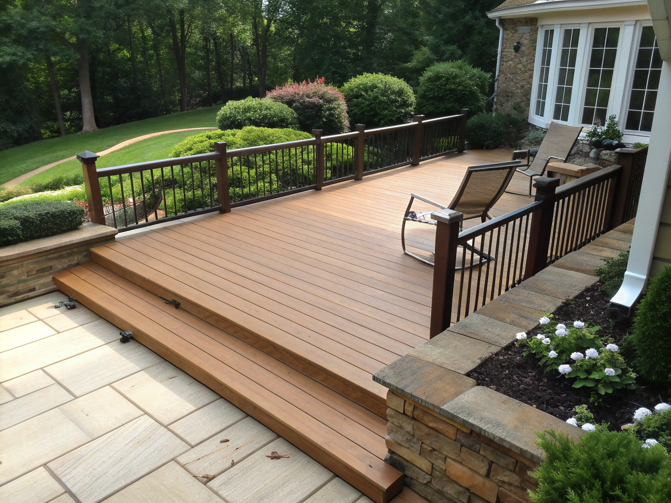 Deck Restoration & Stain After