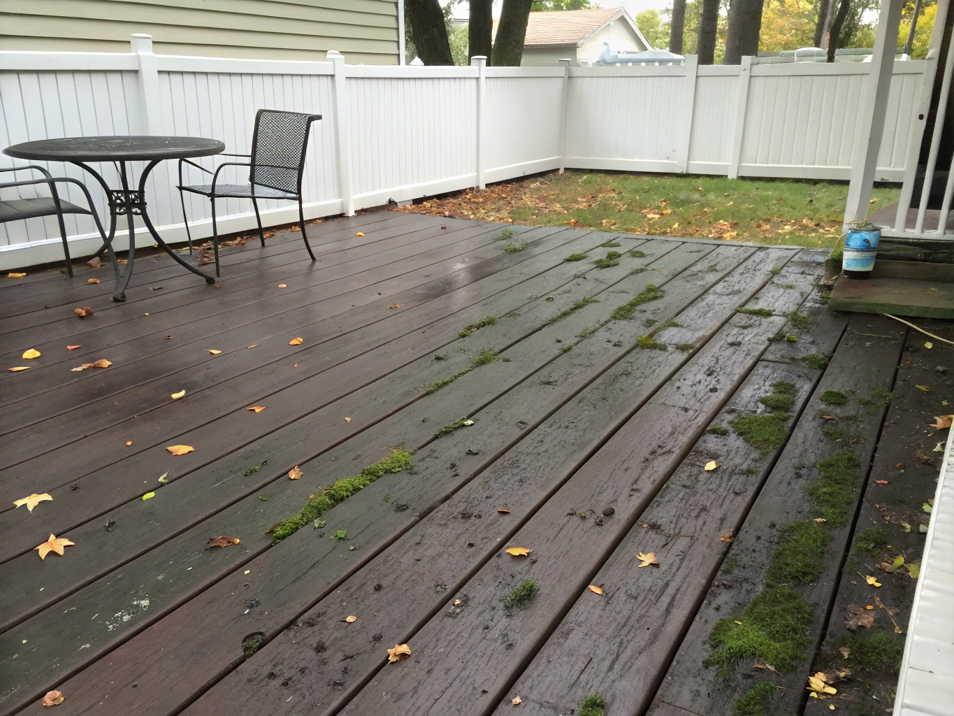 Deck Restoration & Stain Before