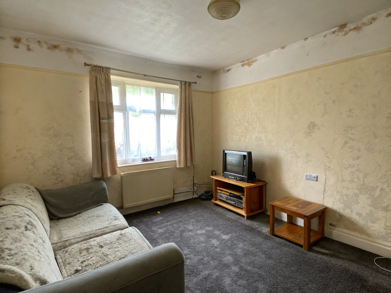 Living Room Open Concept Before